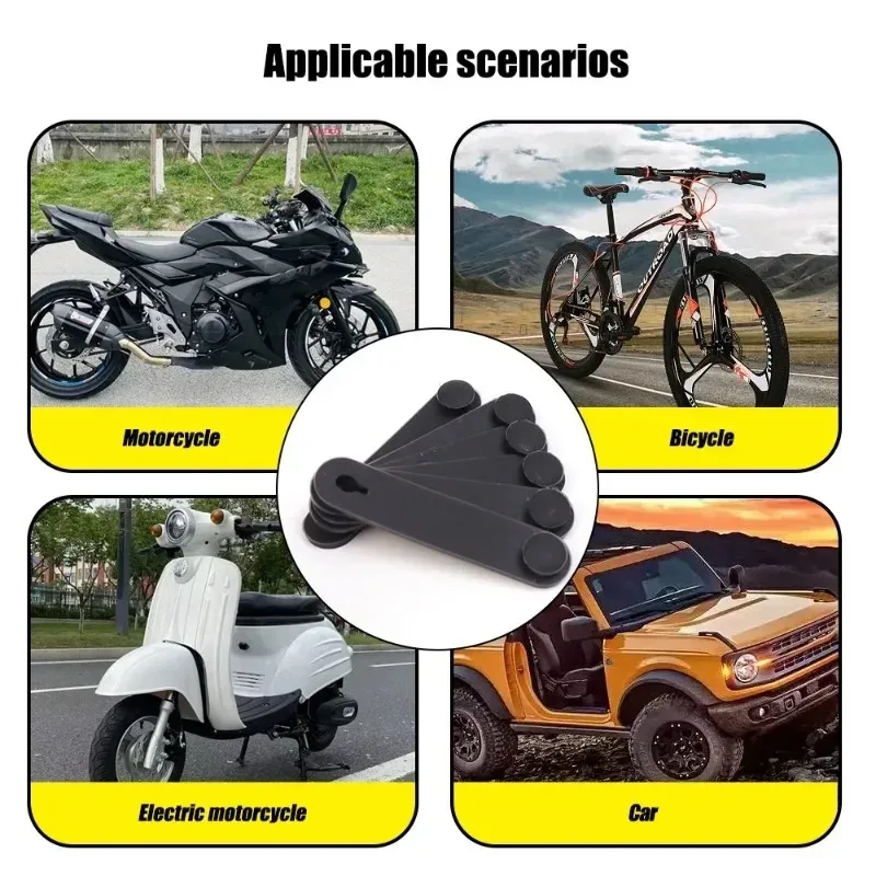 1-20Pcs Motorcycle Rubber Fram - Brake Line Motorcycle recension och pris