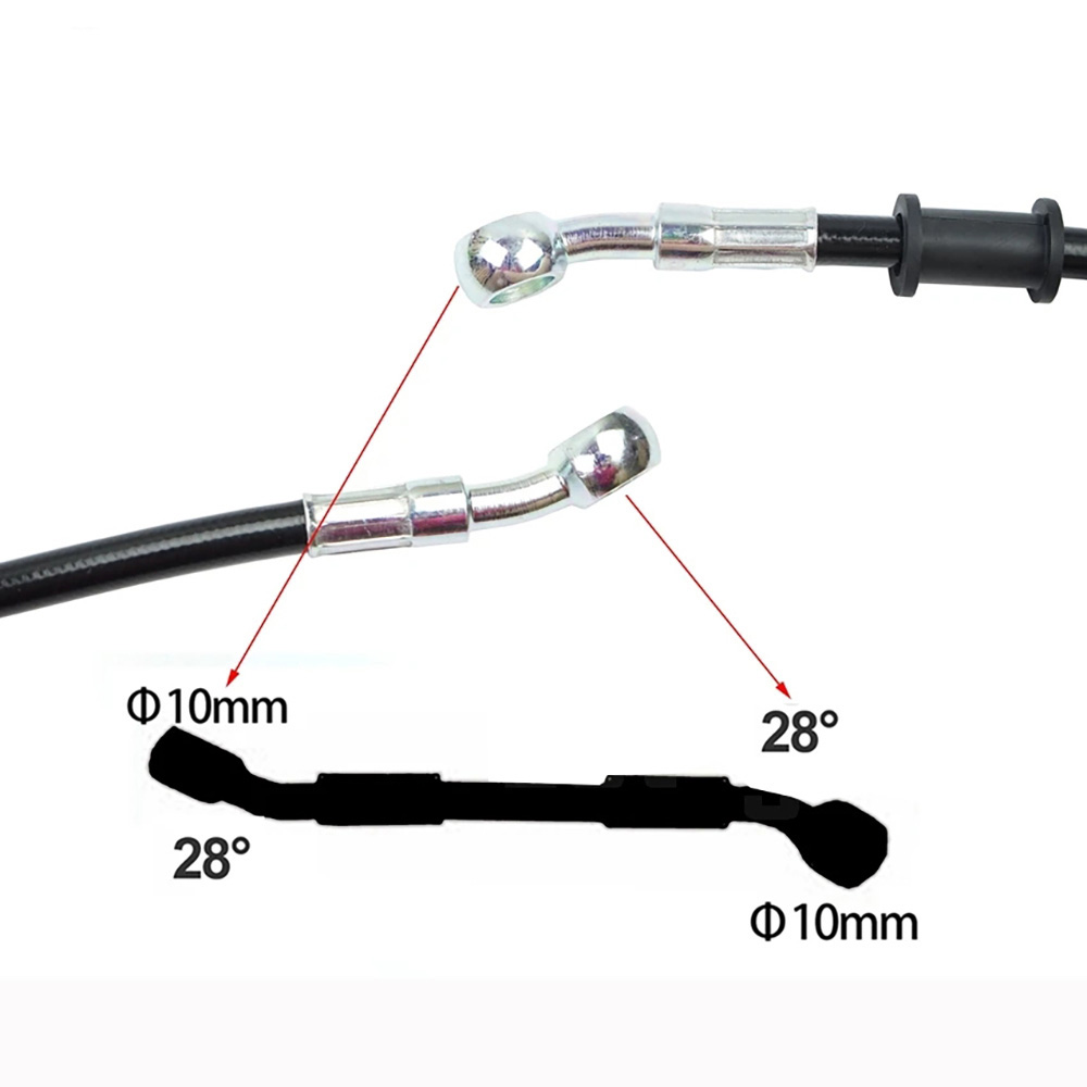 400-2200mm Motorcycle Hydrauli - Brake Line Motorcycle recension och pris