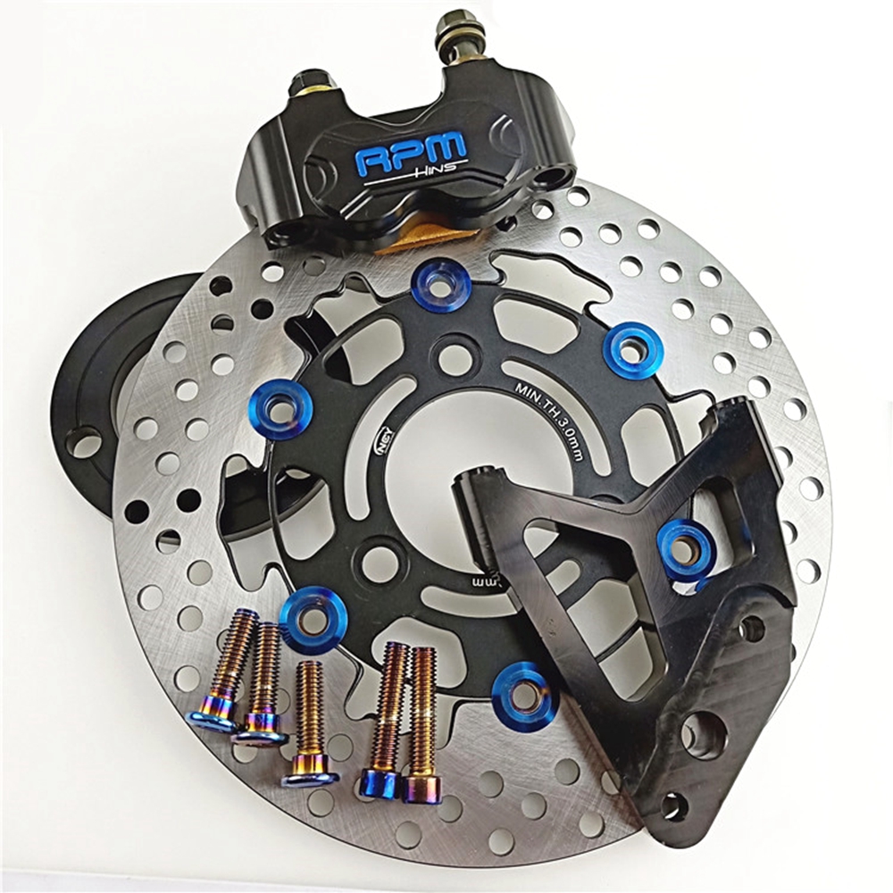 220mm Motorcycle RPM Front Rea - Front Rear Brake Caliper Bracket Kit recension och pris