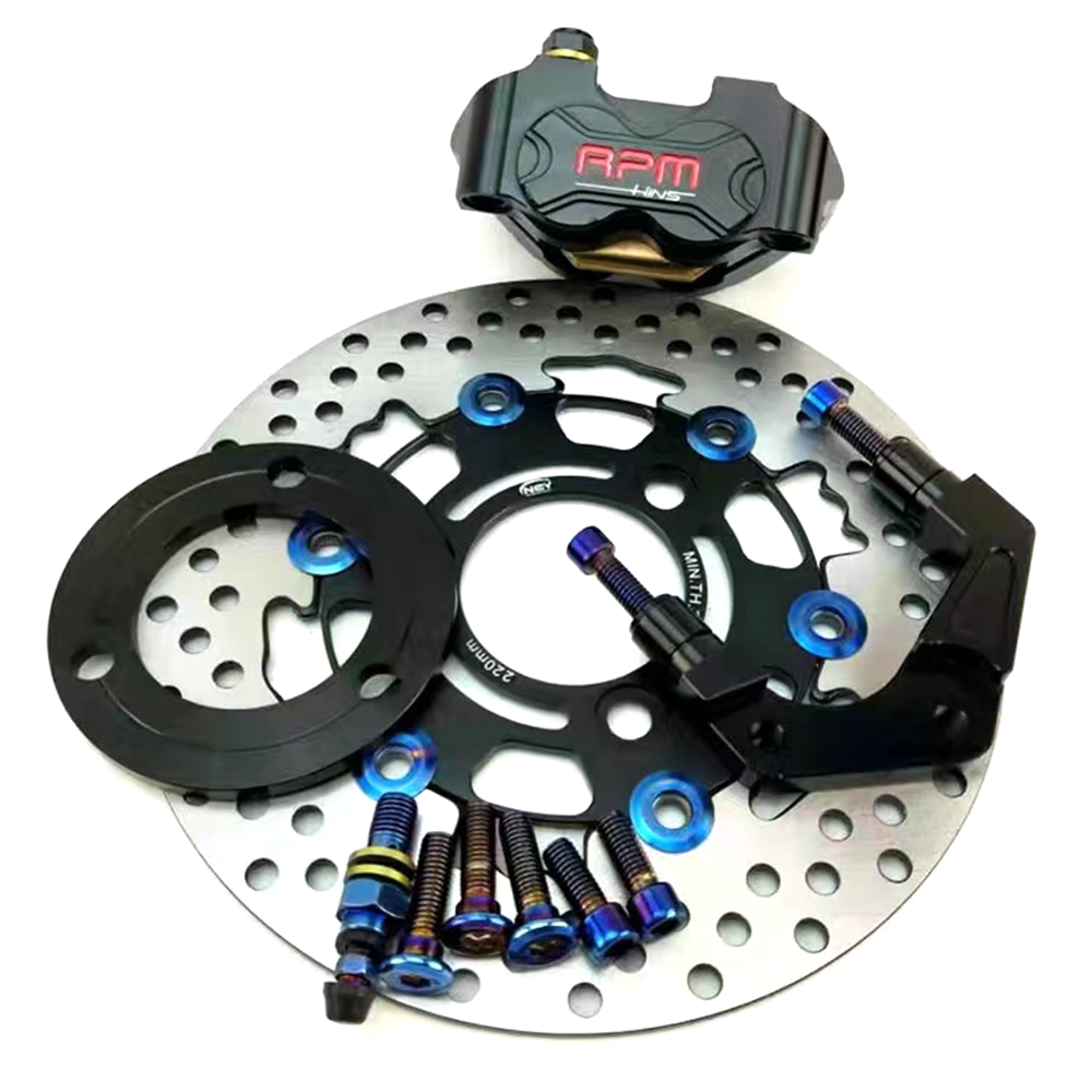 220mm Motorcycle RPM Front Rea - Front Rear Brake Caliper Bracket Kit recension och pris