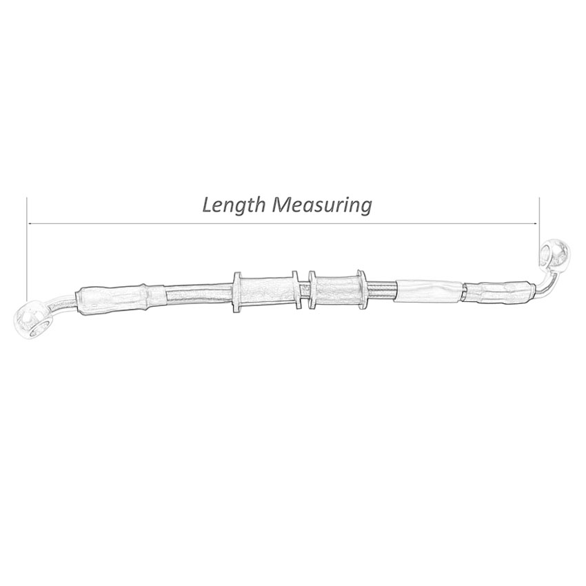 400mm-2400mm Brake Hose Hydrau - Brake Line Motorcycle recension och pris