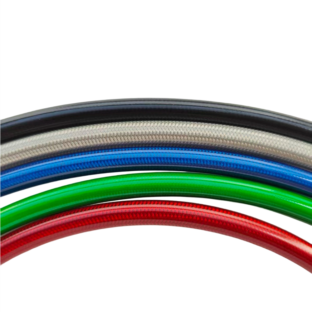 28°-28° Black Braided Hydrauli - Brake Line Motorcycle recension och pris